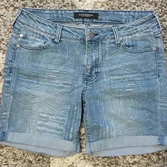 liverpool jean shorts